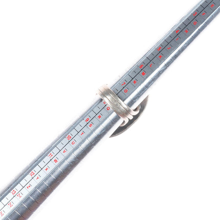 sz8 Orville Tsinnie Navajo sterling silver modernist dome top ring