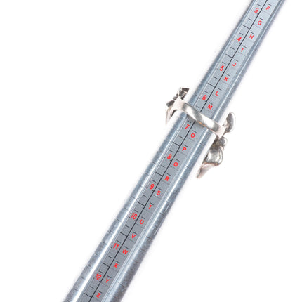 sz7 Peter Broome Vintage California Modernist sterling silver chrysocolla ring