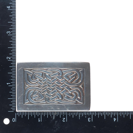 St Andrew Knot Belt Buckle Sterling silver Steven Walker large size