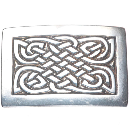 St Andrew Knot Belt Buckle Sterling silver Steven Walker large size