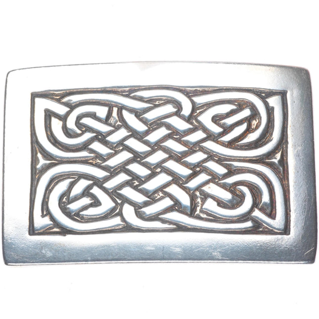 St Andrew Knot Belt Buckle Sterling silver Steven Walker large size