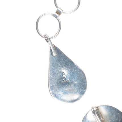 36" Gilbert Adeky Navajo heavy vintage sterling silver link concho belt