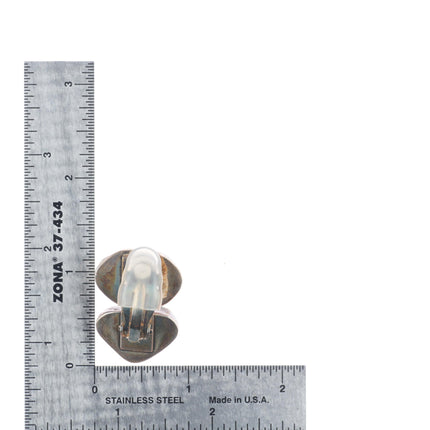 Rebecca Collins-Dallas Quartz butterscotch amber sterling silver earrings