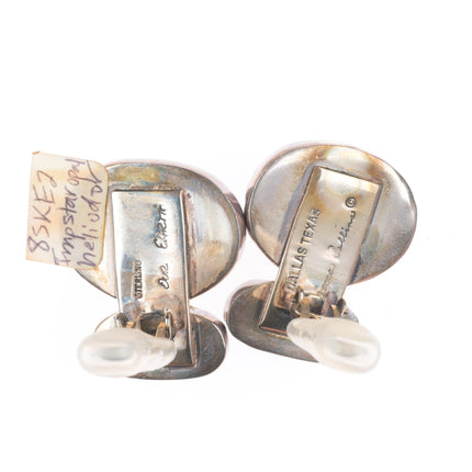 Rebecca Collins-Dallas Imperial Opal/Heliodor sterling silver earrings