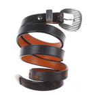 Pat Areias southwestern sterling silver ranger belt buckle set ribbed design