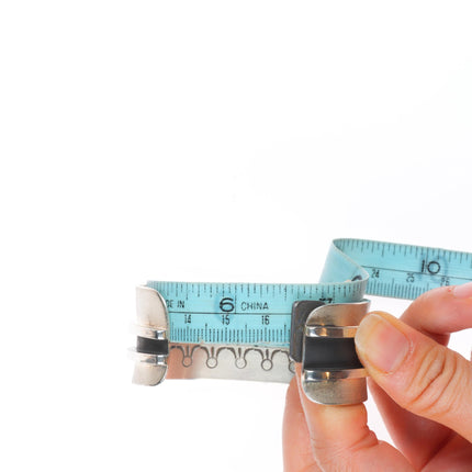 6.5" Aaron Brokeshoulder Choctaw/Shawnee/Kewa sterling silver cuff bracelet