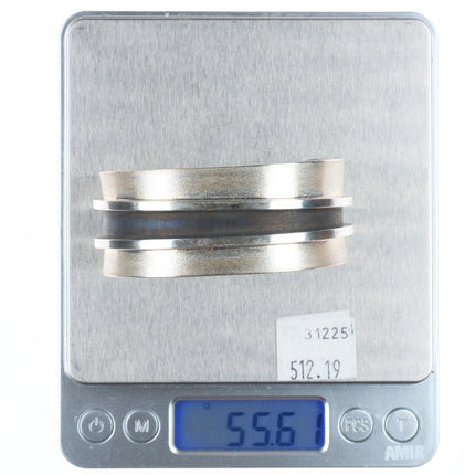 6.5" Aaron Brokeshoulder Choctaw/Shawnee/Kewa sterling silver cuff bracelet