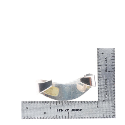 6.25" Patricia & Edward Becenti Navajo sterling silver cobblestone cuff bracelet