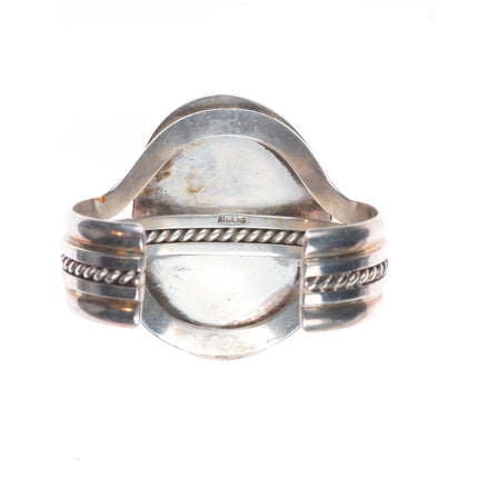 6.2" Walter Vandever Navajo Carico Lake turquoise sterling silver cuff bracelet