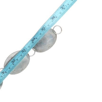 George Phillips Hopi overlay link concho belt sterling silver amazing detail