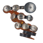 Vintage Navajo/Southwestern sterling silver hand stamped concho belt