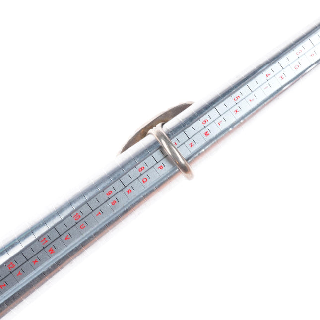 sz7.5 Vintage southwestern/Navajo sterling silver shell/turquoise inlay ring