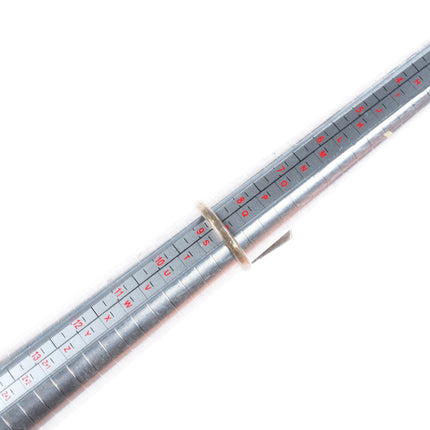 sz9 Vintage AG Navajo sterling silver mabe pearl ring