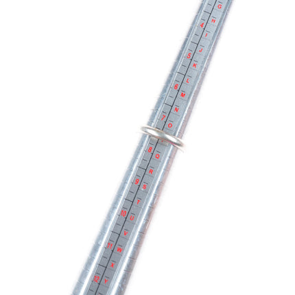 sz7.5 shannon Lamson Hopi overlay long kachina ring sterling silver