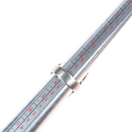 sz7.5 Eugene Belone Navajo King's Manassa Turquoise long sterling silver ring