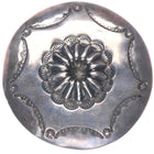 40's-50's Vintage Navajo sterling silver stamped concho style pin/brooch
