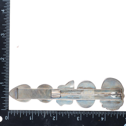 Rebecca Collins Dallas Texas Large rutilated quartz mabe pearl pin/brooch