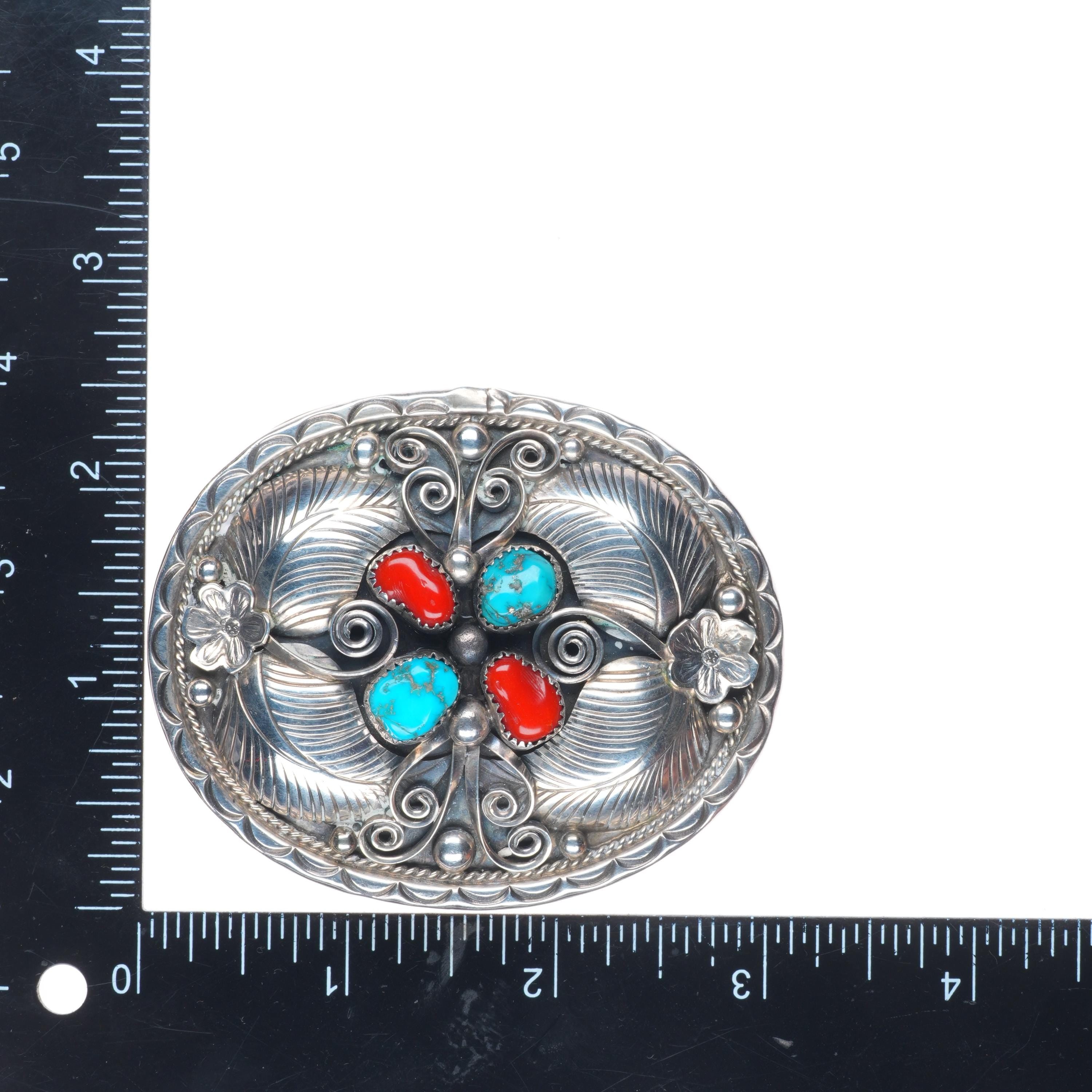 J Toadlena Navajo vintage sterling silver high grade  display picture 1