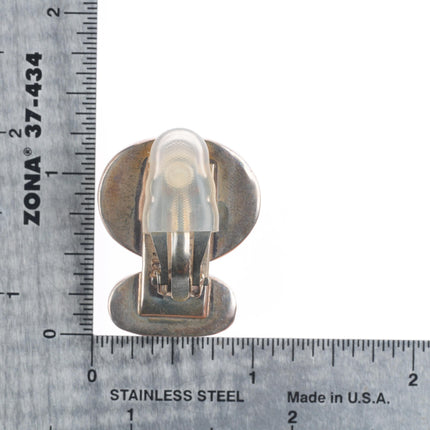 Rebecca Collins-Dallas Imperial Opal/Heliodor sterling silver earrings