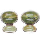 Rebecca Collins-Dallas Imperial Opal/Heliodor sterling silver earrings