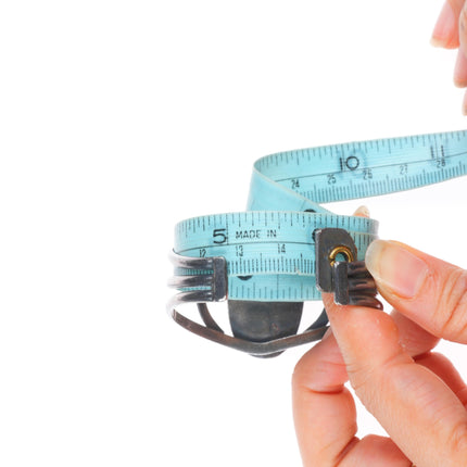 6" Vintage Navajo sterling silver petrified wood cuff bracelet