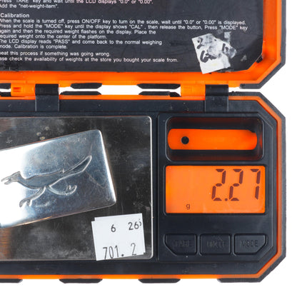 Vintage Navajo Overlay Roadrunner belt buckle sterling silver