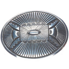 Rick Martinez Navajo sterling silver chiseled concho style belt buckle