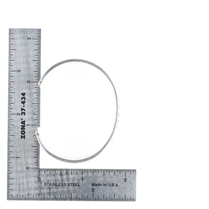 6.2" Ray & Dorothy Kyasyousie Hopi Overlay dancing kachinas cuff bracelet