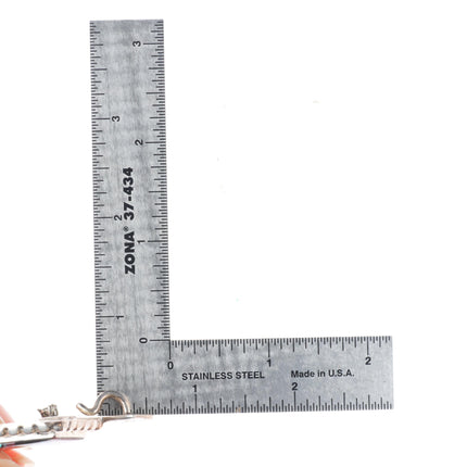 Albert Yazzie Navajo sterling silver intarsia inlay horned toad pendant/pin