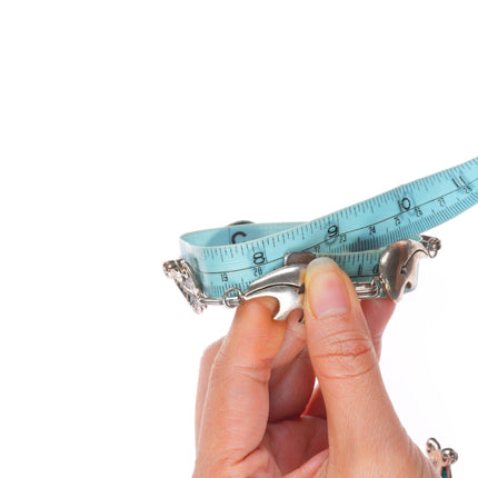 6.5"-8" Vintage Southwestern sterling silver Kokopelli/Bear link bracelets lot