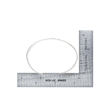 6.75" c1920's Antique Navajo Ingot silver whirling logs stamped cuff bracelet