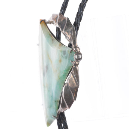 Vintage Southwestern sterling silver gemstone sterling silver large bolo tie