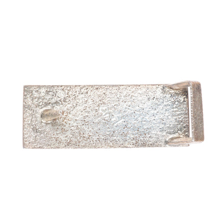 Jason Begay Navajo Tufa Cast sterling silver stone inlay belt buckle