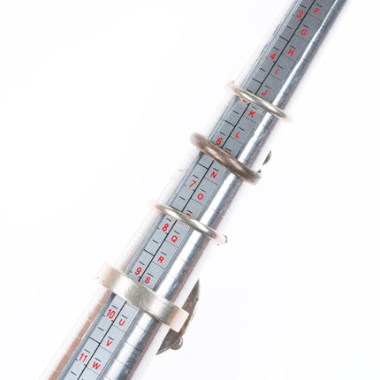 sz5-10 Southwestern/Navajo sterling silver turquoise/coral/shell ring lot