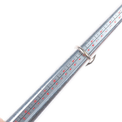 sz7 Vintage Navajo sterling silver green turquoise ring