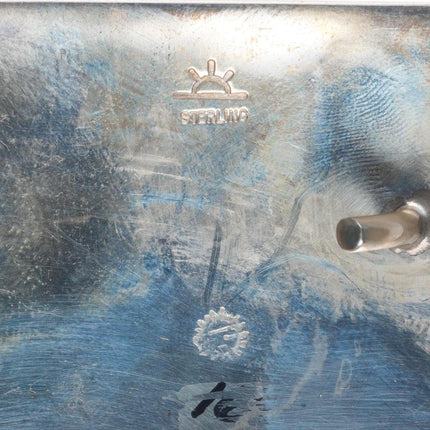 Weaver Selina Hopi Overlay Mudhead Kachina sterling silver belt buckle