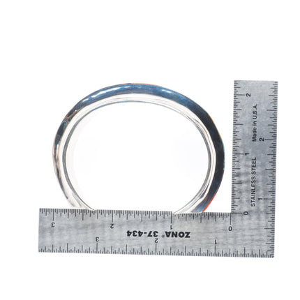 6.5" Frank Carrillo Laguna Sterling silver Sugilite, Coral, opal cuff bracelet