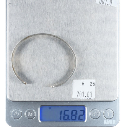 6.2" Eldon Kalemsa Sr Siwingyumptewa Hopi Overlay cuff bracelet sterling silver