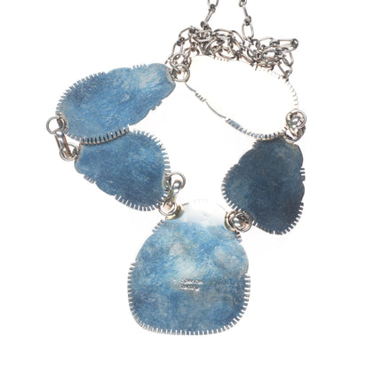 Vintage Spencer Navajo Royston turquoise sterling silver necklace