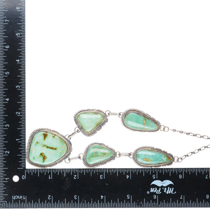 Vintage Spencer Navajo Royston turquoise sterling silver necklace