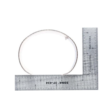 7.2" Vintage Navajo sterling silver chiseled/stamped wide cuff bracelet