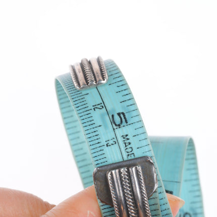 5.3" Vintage Harry Begay Navajo sterling silver small/child's cuff bracelet