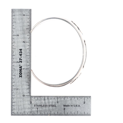 7" Hyson Craig Navajo 14k/Sterling silver freeform cuff bracelet