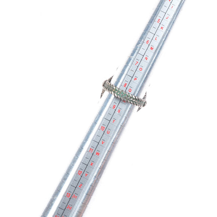 sz8.5 c1930's Vintage Navajo Chiseled/stamped sterling silver turquoise ring