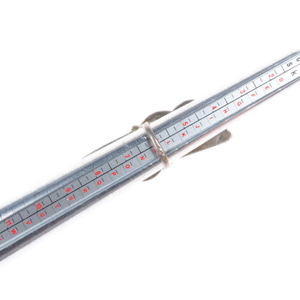 sz6 Long vintage Navajo sterling silver abstract turquoise ring