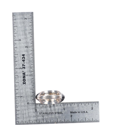 sz7.75 Lee Edaakie Zuni sterling silver multi-stone channel inlay ring