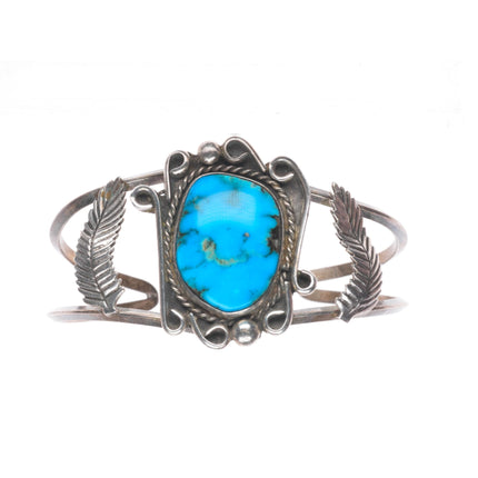 5.5"-7" Vintage Southwestern/Navajo sterling silver-turquoise cuff bracelet lot