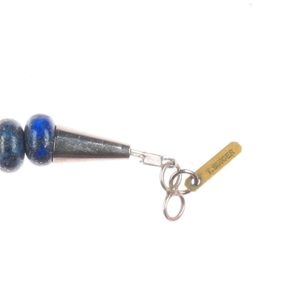 Tommy Singer Navajo sterling silver, Brass, Sodalite, turquoise, coral necklace