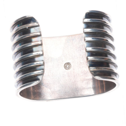 6.5" Indian Mountain Turquoise sterling silver cuff bracelet Tony Sanchez Isleta