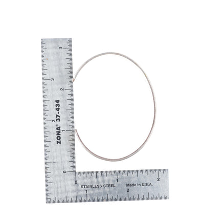 7" vintage Hopi Overlay Lizards cuff bracelet sterling silver